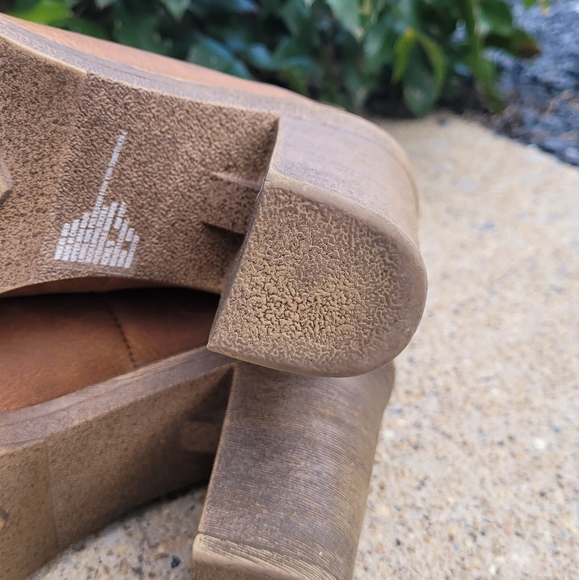 Womens Mudd sz 8.5 fold over lined chunky healed lace up mid calf boot - Picture 6 of 8